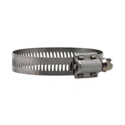 87 Series Hose Clamp, 1-9/16 to 2-1/2 in, Clamping, #32 Trade, 301 Stainless Steel Band, 305 Stainless Steel Bolt