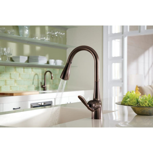 Arbor Single Handle Pulldown Spray Bar Faucet with Reflex Technology