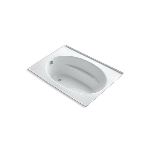 Windward® Alcove Tub, 60 x 42 x 21 in, End Drain, White