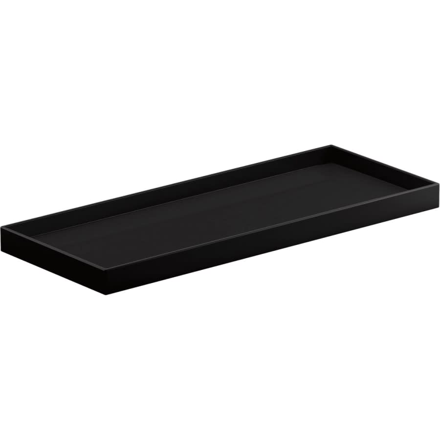 Draft 12" Bathroom Shelf Tray with Walls