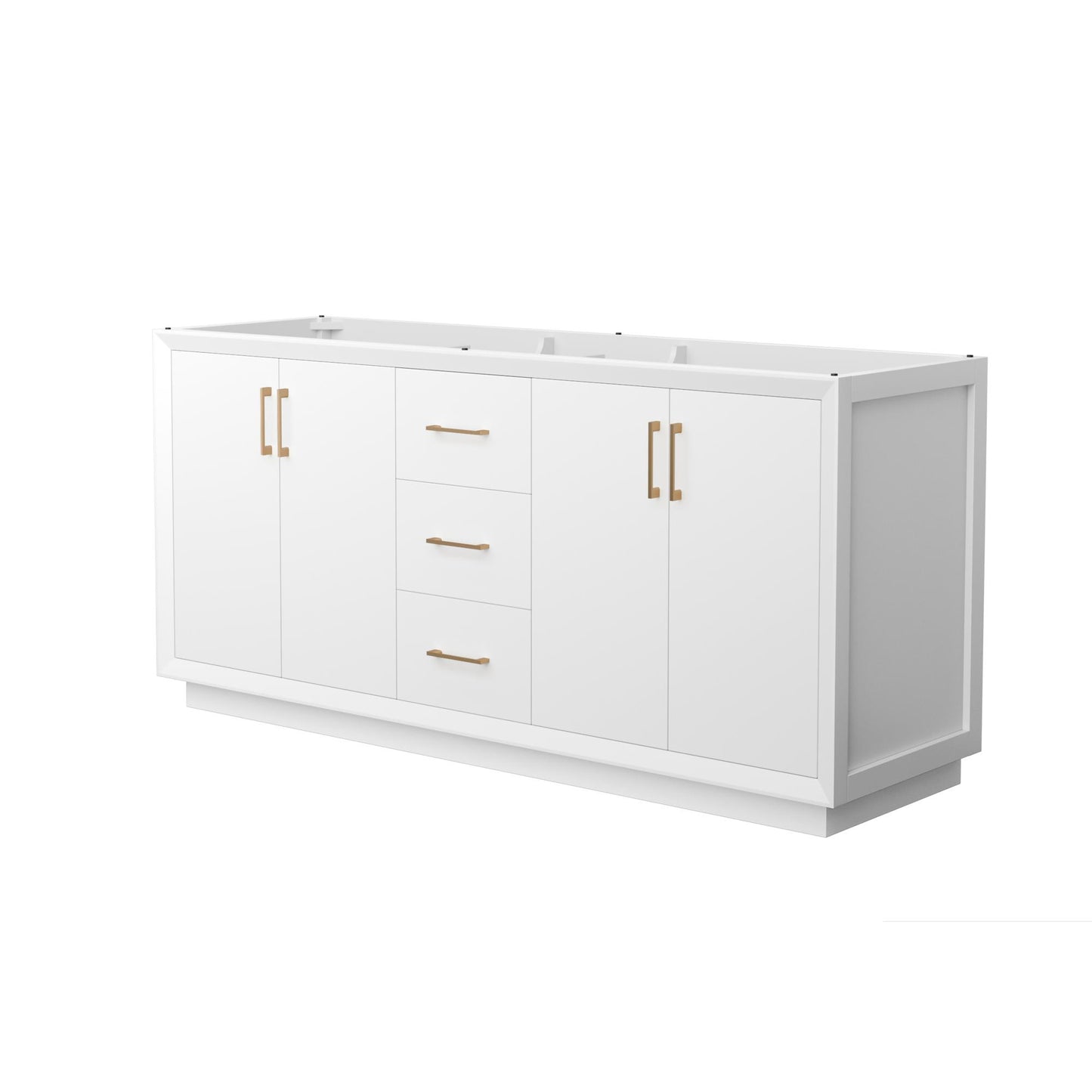 Strada Double Bathroom Vanity - 71W x 34.25H x 21.75D