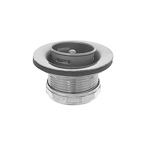 Junior Duo Bar Sink Strainer, 1-1/8 in OAL, Stainless Steel, Polished Chrome