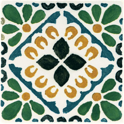 Cotto Revival Marbella Square, Handcrafted 4X4 Glossy