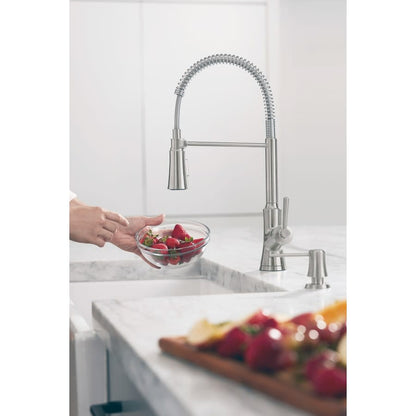 Joleena 1.75 GPM Pre-Rinse Kitchen Faucet Semi-Pro Spout with Magnetic Docking & Toggle Spray Diverter - Limited Lifetime Warranty