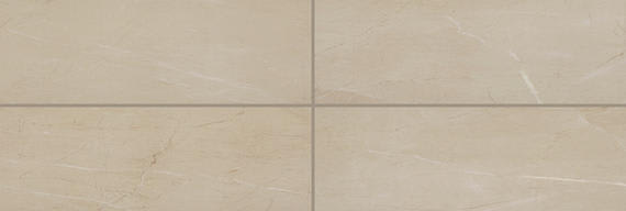 Perpetuo Elegant Beige Rectangle, Wave 12X24 Satin