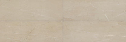 Perpetuo Elegant Beige Rectangle, Wave 12X24 Satin