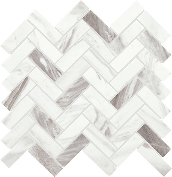 Eclessia Marble Volakas Herringbone 1X3 Honed