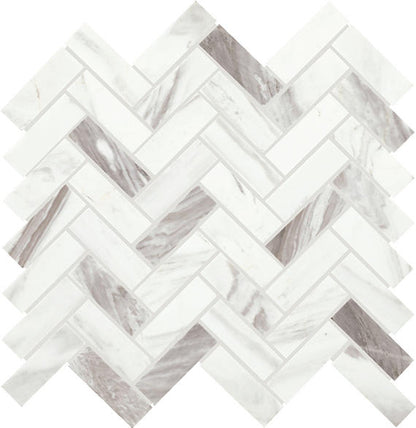 Eclessia Marble Volakas Herringbone 1X3 Honed