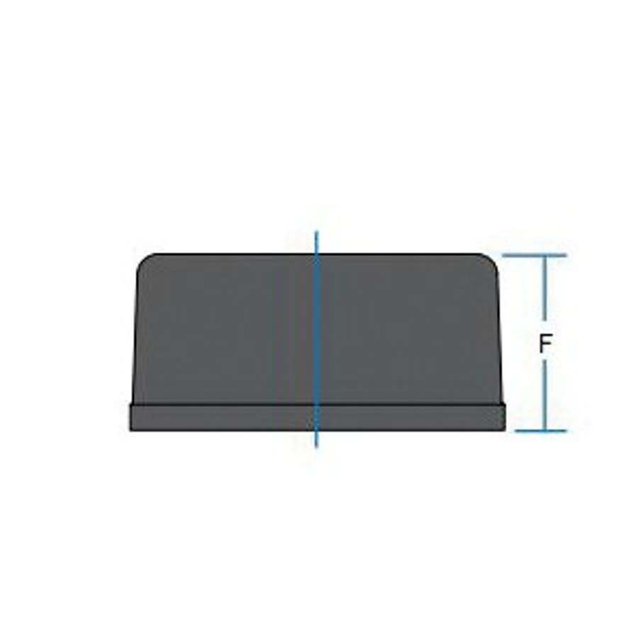 Blind Plug, 8 in, No Hub, Cast Iron