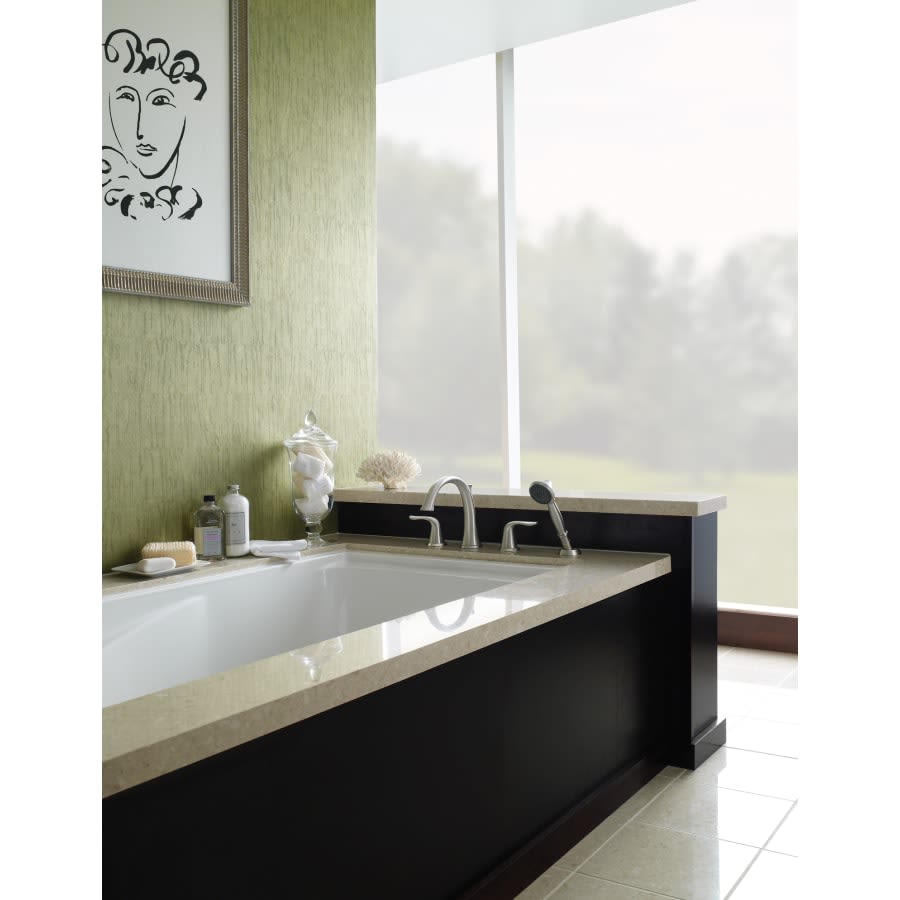 Lahara Deck Mounted Roman Tub Filler Trim with Hand Shower