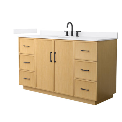 Elan Single Bathroom Vanity with Toe Kick - 60W x 35H x 22D