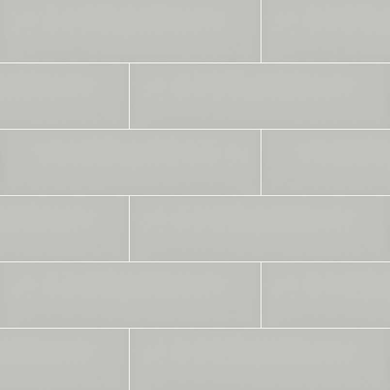 Gray Glossy Subway Tile 4x16