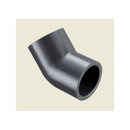 45 deg Elbow, 1 in, Socket, SCH 80/XH, PVC
