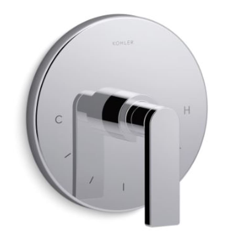 Composed Thermostatic Valve Trim Only with Single Lever Handle - Less Rough In