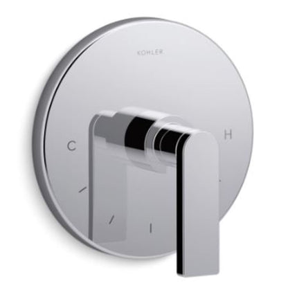 Composed Thermostatic Valve Trim Only with Single Lever Handle - Less Rough In