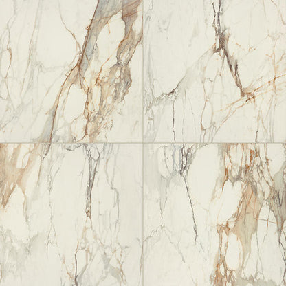 Panoramic Duet Calacatta Topaz Rectangle 12X24 Polished