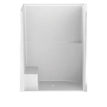Everyday Shower Stall, Acrylic, White