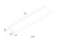 Cove Crown Moulding - 3 5/8"W x 96"H x 5/8"D