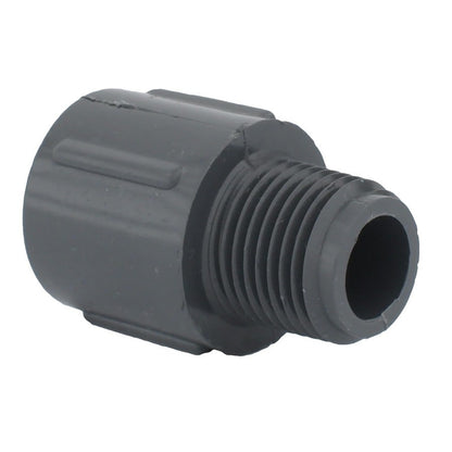 Male Adapter, 2-1/2 in, Socket x MNPT, SCH 80/XH, PVC