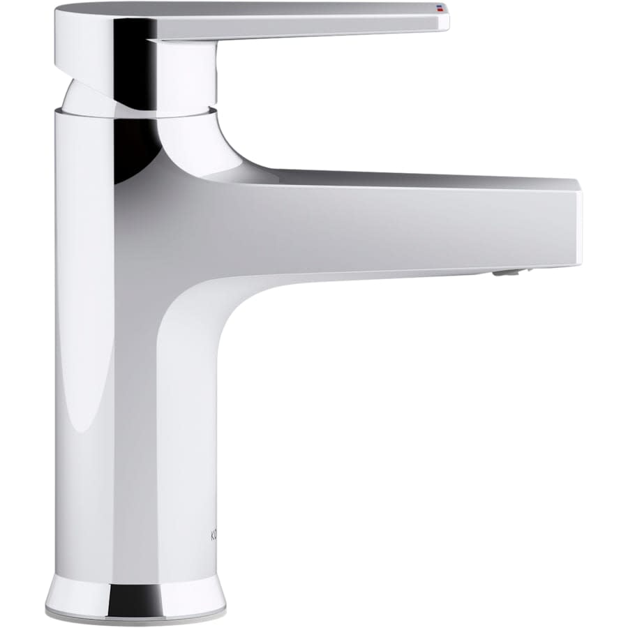 Taut 0.5 GPM Single Hole Bathroom Faucet with Grid Drain Assembly