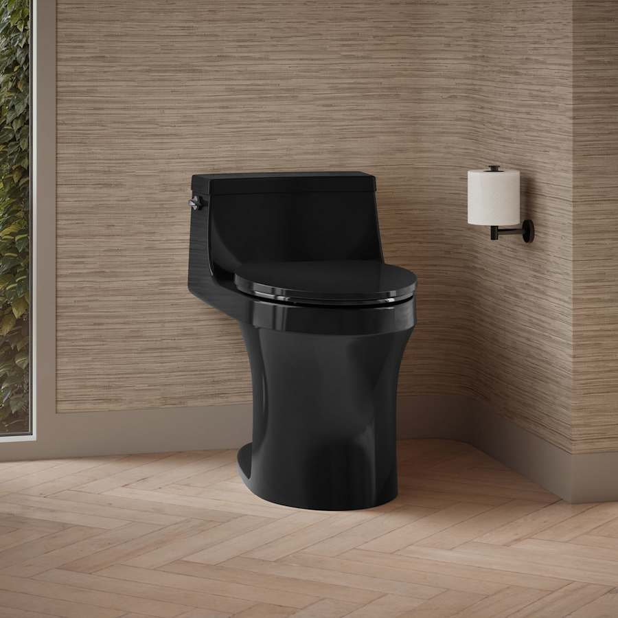 San Souci 1.28 GPF Elongated One-Piece Comfort Height Toilet with AquaPiston Technology - Seat Included