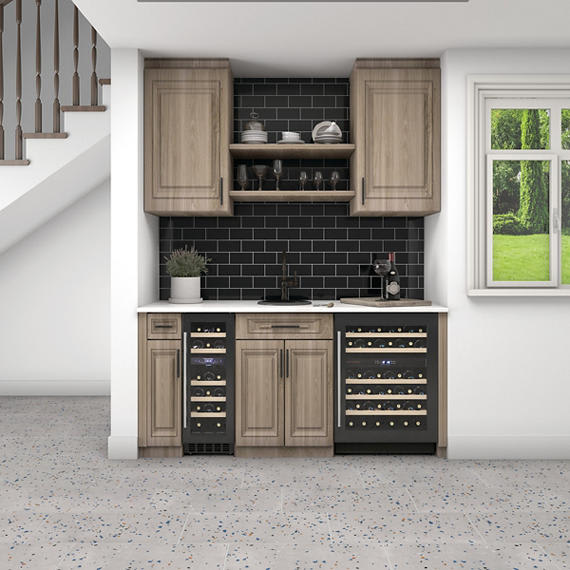 Color Story Floor Storm Gray Speckle Rectangle 6X24 Matte