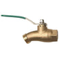 Hose Bibb, 1/2 in Inlet, FNPT, Rough Brass