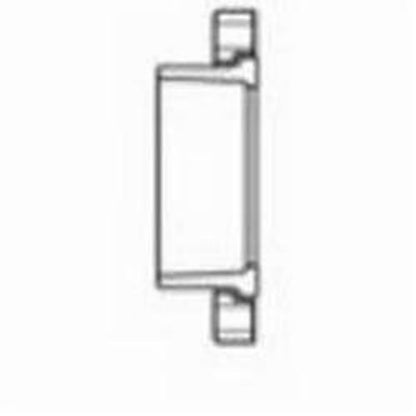 2-Piece Flange, 10 in, Socket, PVC, SCH 80/XH