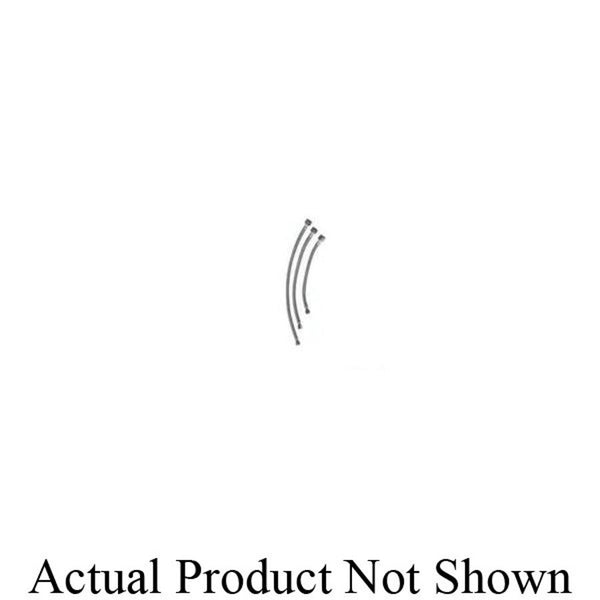 Flexible Water Supply, 3/8 x 1/2 in, FNPT x Comp, 16 in L, Stainless Steel