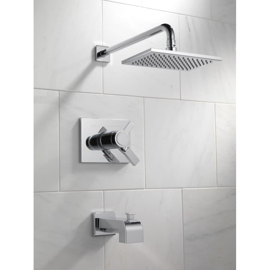 Vero Tempassure 17T Series Dual Function Thermostatic Tub and Shower with Integrated Volume Control - Less Rough-In Valve