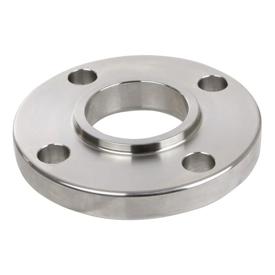 Raised Face Flange, 1-1/2 in, Slip On, 150 lb, 5 in OD, 5/8 in Bolt Hole Size, 304/304L Stainless Steel
