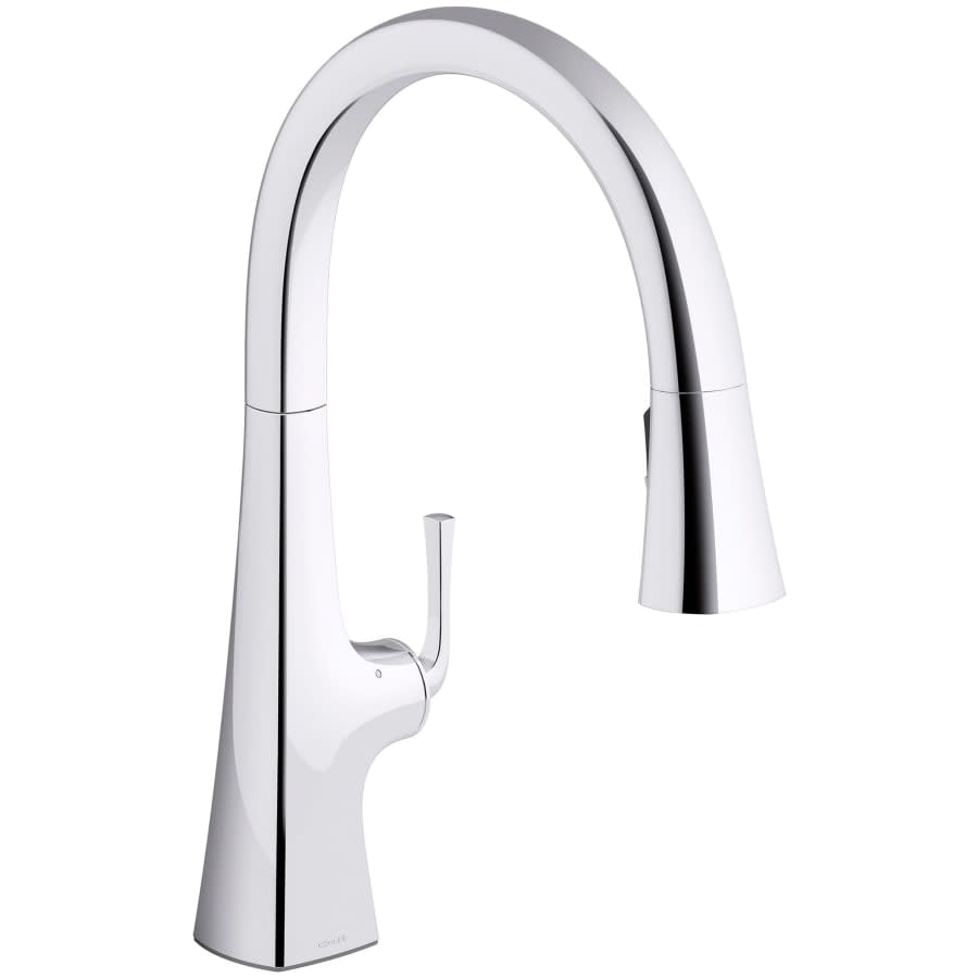 Graze Touchless Pull-Down Kitchen Sink Faucet with Three-Function Sprayhead