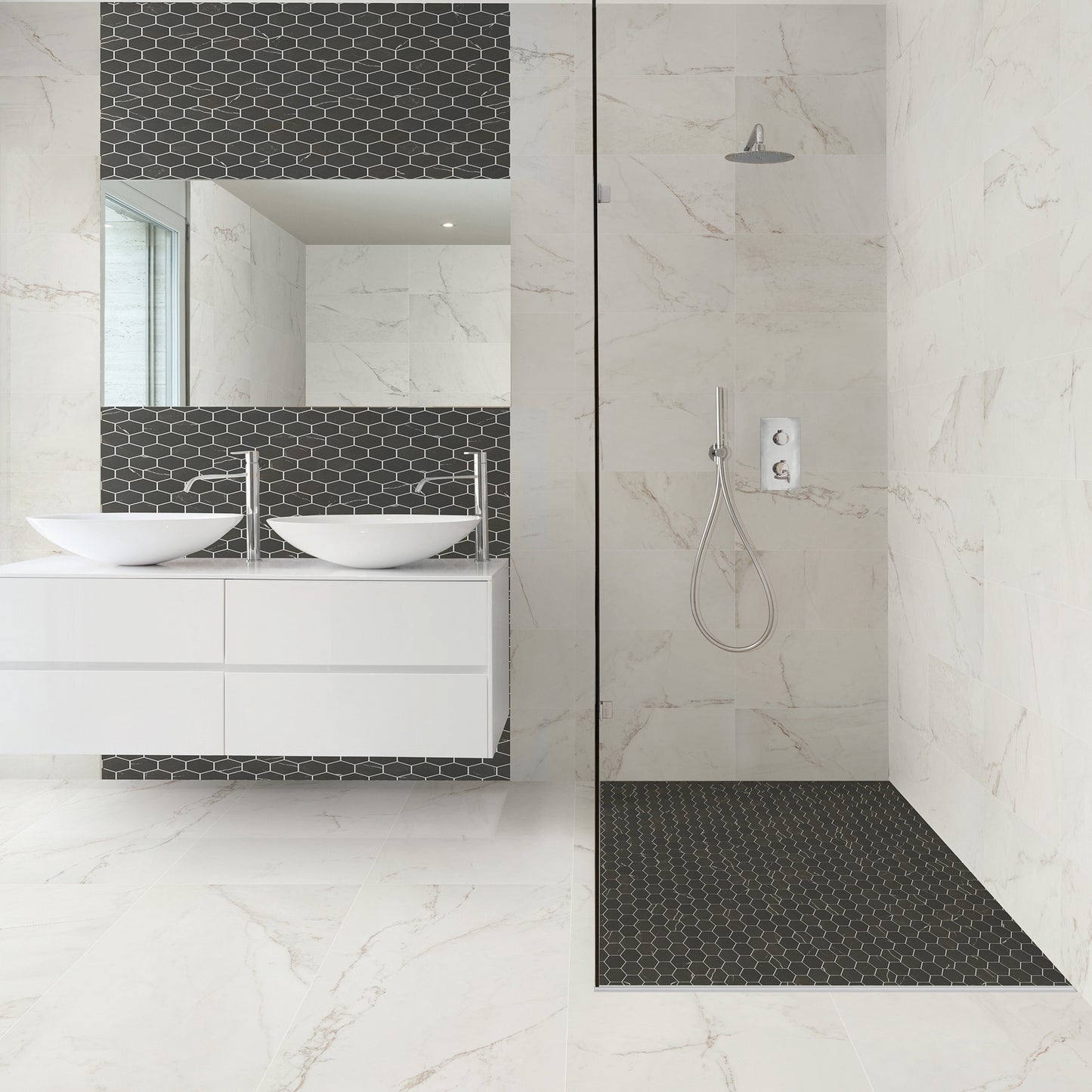 Classentino Marble Centurio Black Square 24X24 Polished