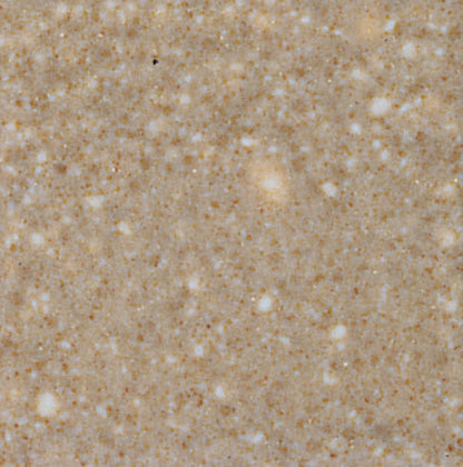 Keystones Mottled Medium Brown Hexagon 1X1 Matte
