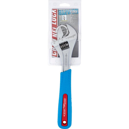 12 in, Adjustable Wrench, 1-1/2 in Wide, Chrome, Code Blue®