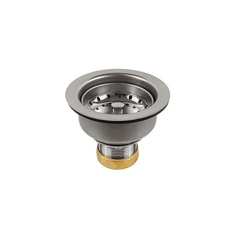 Snap Loc BUILDERS Basket Sink Strainer, 430 Polished Stainless Steel Steel, Polished