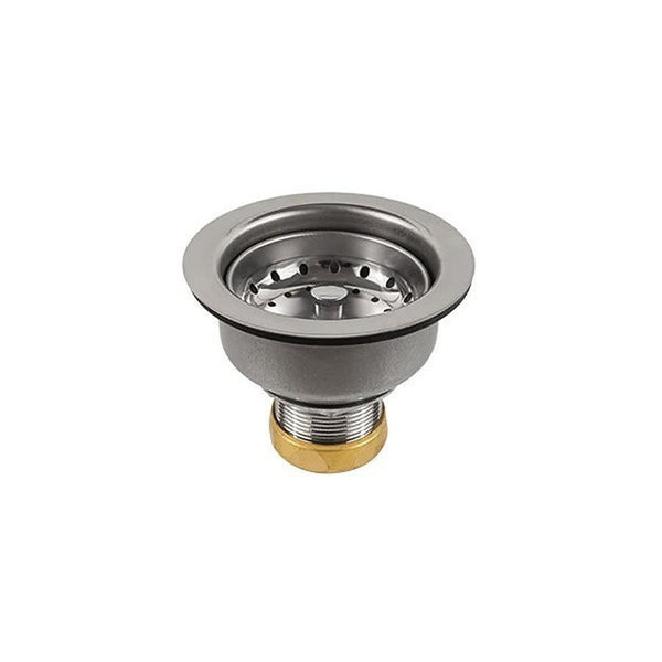 Snap Loc BUILDERS Basket Sink Strainer, 430 Polished Stainless Steel Steel, Polished