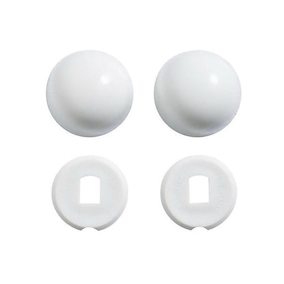 Bolt Cap Kit, For Use With Urinal/Toilet, White