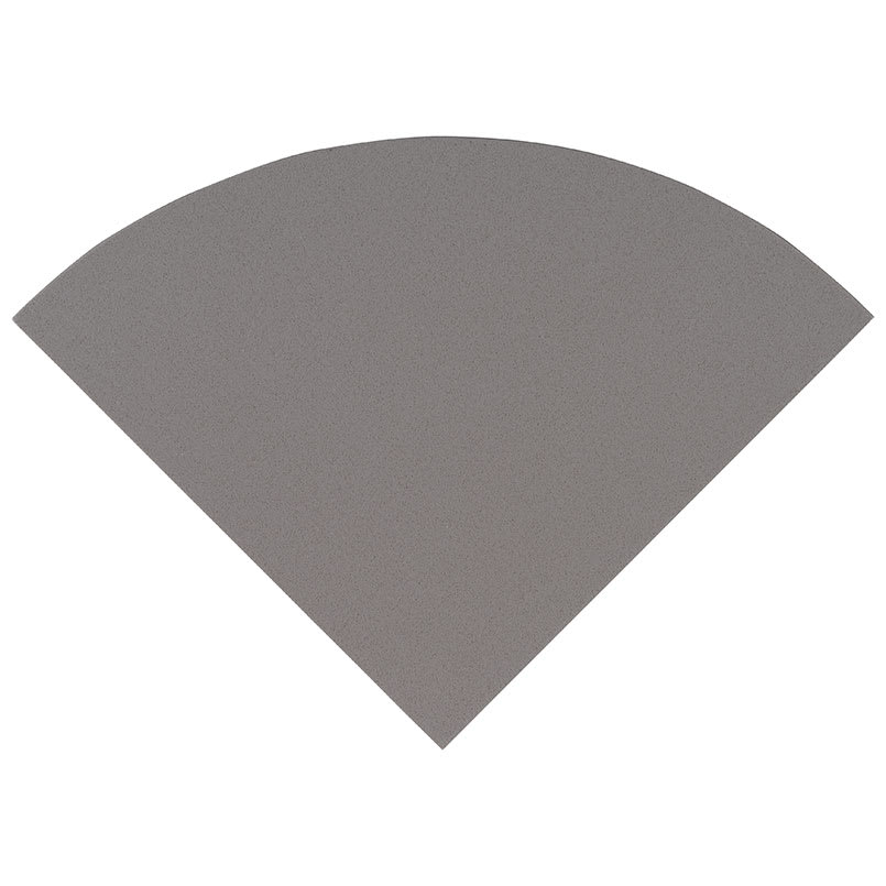 Engineered Gray 18" Radius Seat Polished