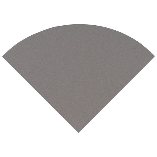 Engineered Gray 18" Radius Seat Polished