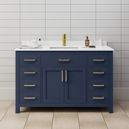 Beckett Single Bathroom Vanity - 54W x 35H x 22D