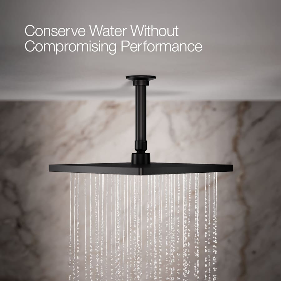 Honesty Square 10" Single Function 1.75 GPM Rainhead with MasterClean Sprayface