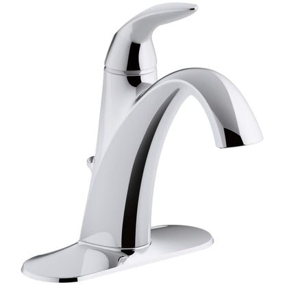 Alteo Single Hole Bathroom Faucet with Pop Up Drain Assembly Included