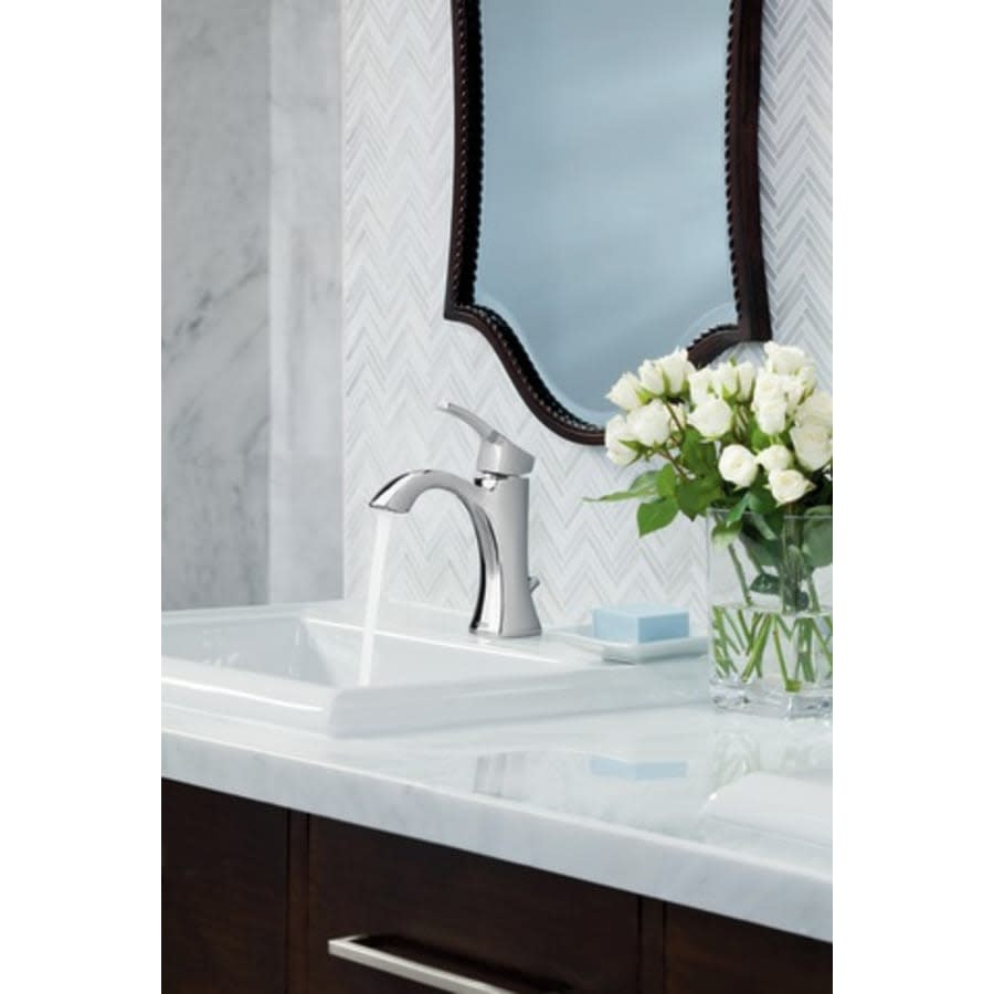 Voss Single Handle Single Hole Bathroom Faucet - Valve Included