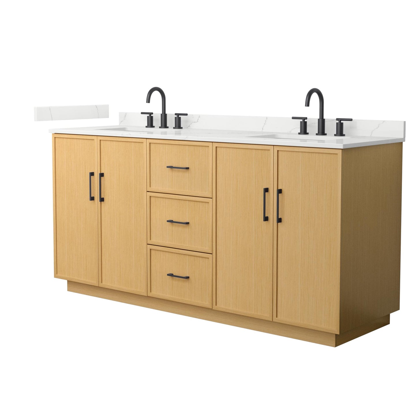 Elan Double Bathroom Vanity with Toe Kick - 72W x 35H x 22D