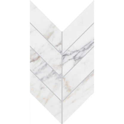 Marble Attache Lavish Golden Reverie Square 32X32 Satin