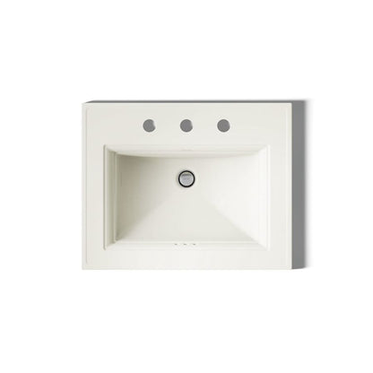 Memoirs Stately 17" Drop In Bathroom Sink with 3 Holes Drilled and Overflow