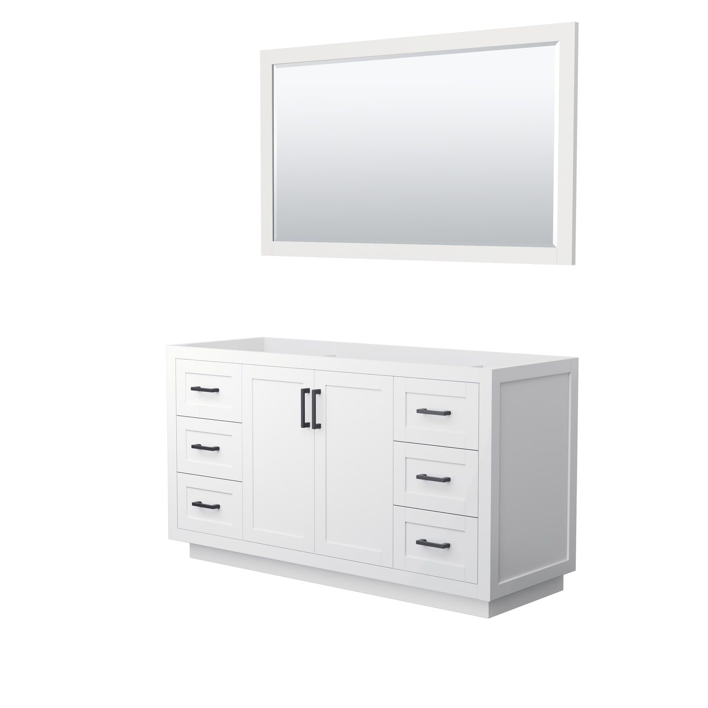 Miranda Single Bathroom Vanity - 59.25W x 33H x 21.75D