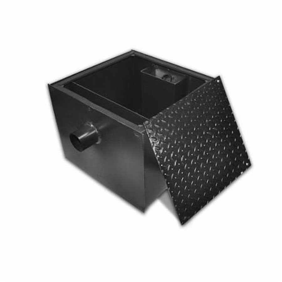 800 Grease Interceptor, 50 lb, 25 gpm, Steel