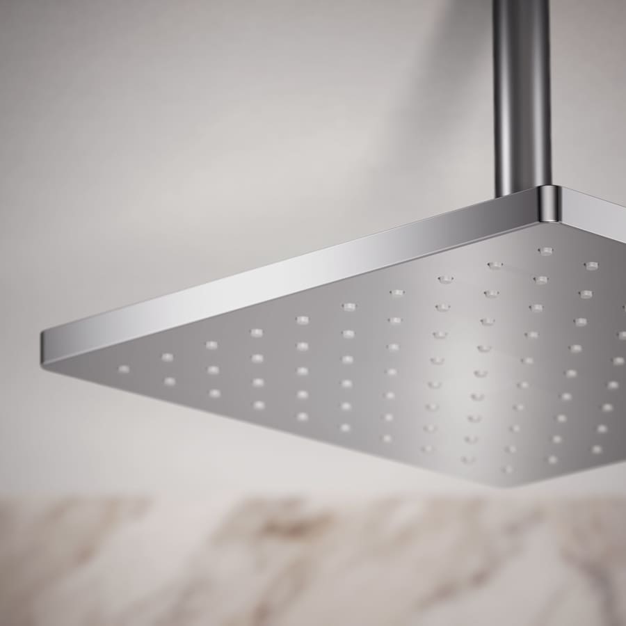 Honesty Square 10" Single Function 2.5 GPM Rainhead with MasterClean Sprayface